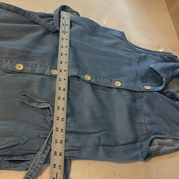 EUC MNG Casual chambray 100% Lyocel dress. Size 4 - Picture 13 of 15